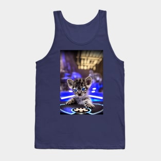 Space Trader - kitten Tank Top